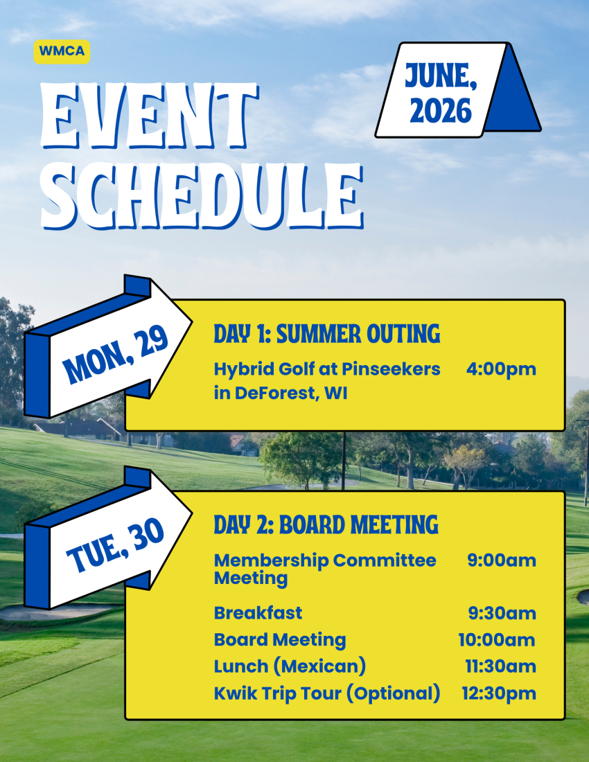 Summer Outing Event Schedule 2026